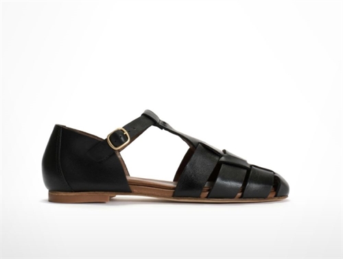 ANONYMOUS LAIN FLATS SOFT CALF BLACK